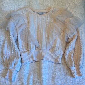 Girls Habitual size 10 light pink sweater